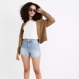 -Madewell- Curvy Perfect Jean Short in Baylis Wash